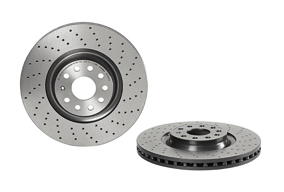 VW Brakes Kit - Brembo Pads and Rotors Front (340mm) (Low-Met) (Xtra) 8S0615301D - Brembo 4026502KIT